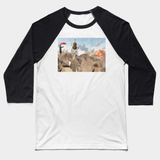Abstract desert scene Baseball T-Shirt